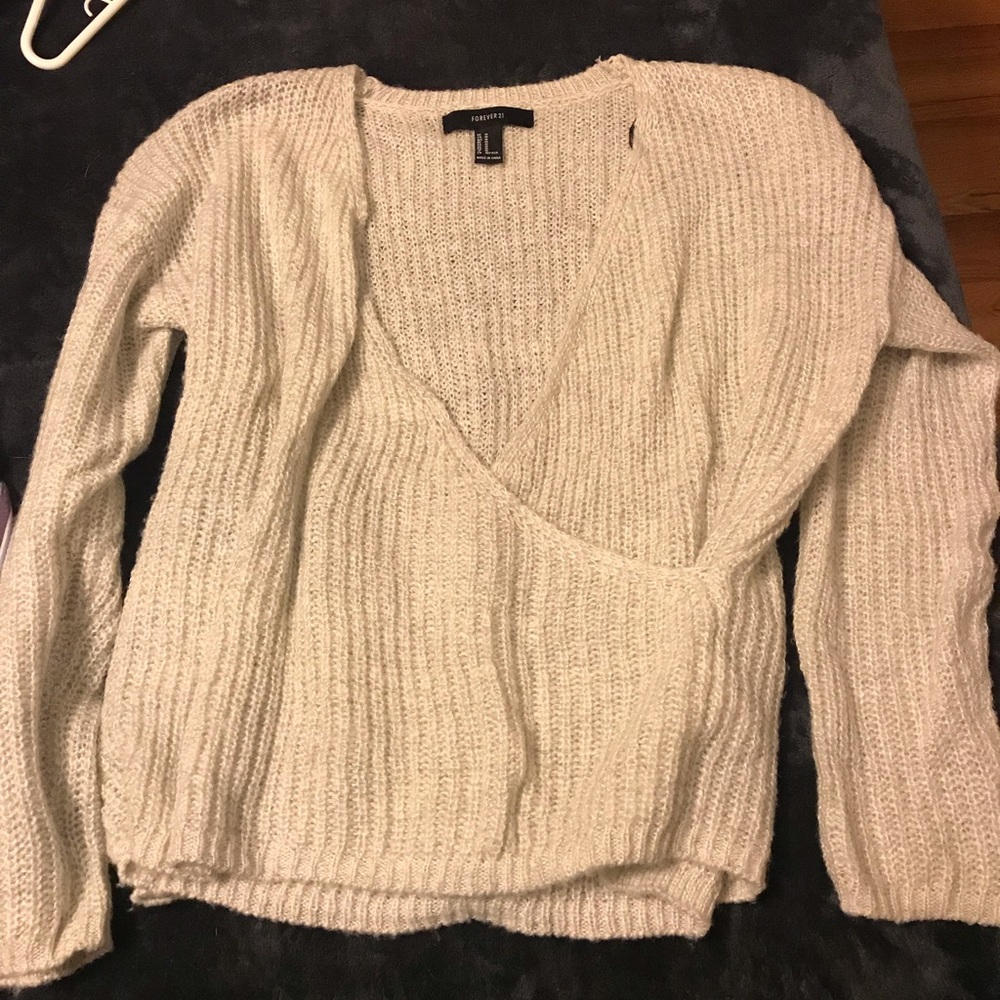 Cream sweater